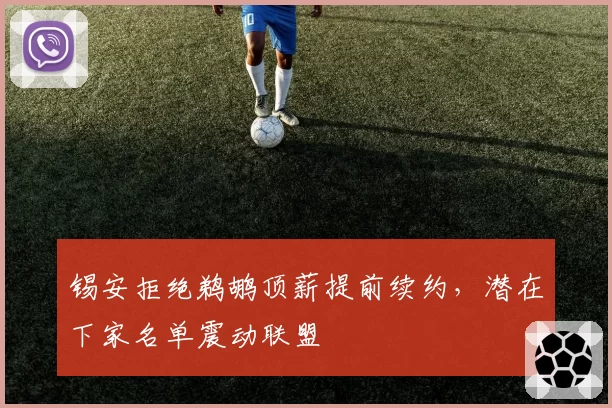 锡安拒绝鹈鹕顶薪提前续约，潜在下家名单震动联盟